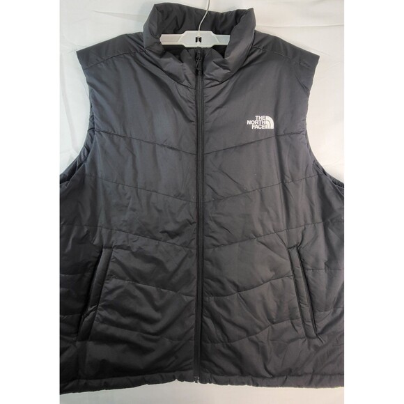 The North Face Down Vest Mens XXL Black 550 Fill Quilted Puffer Warm Winter - Picture 2 of 6